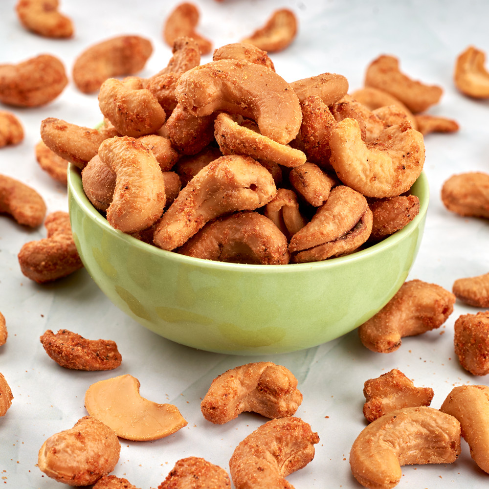 hot and spicy cashews wholesale nuts