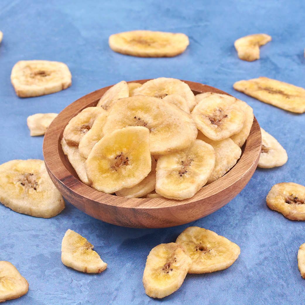 Organic banana chips private label food products supplier of nuts