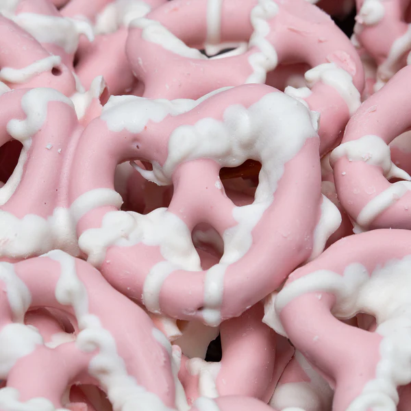 Strawberry-n-Cream Yogurt Pretzels