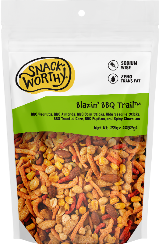 Snackworthy Blazin BBQ Trail snack merchandising