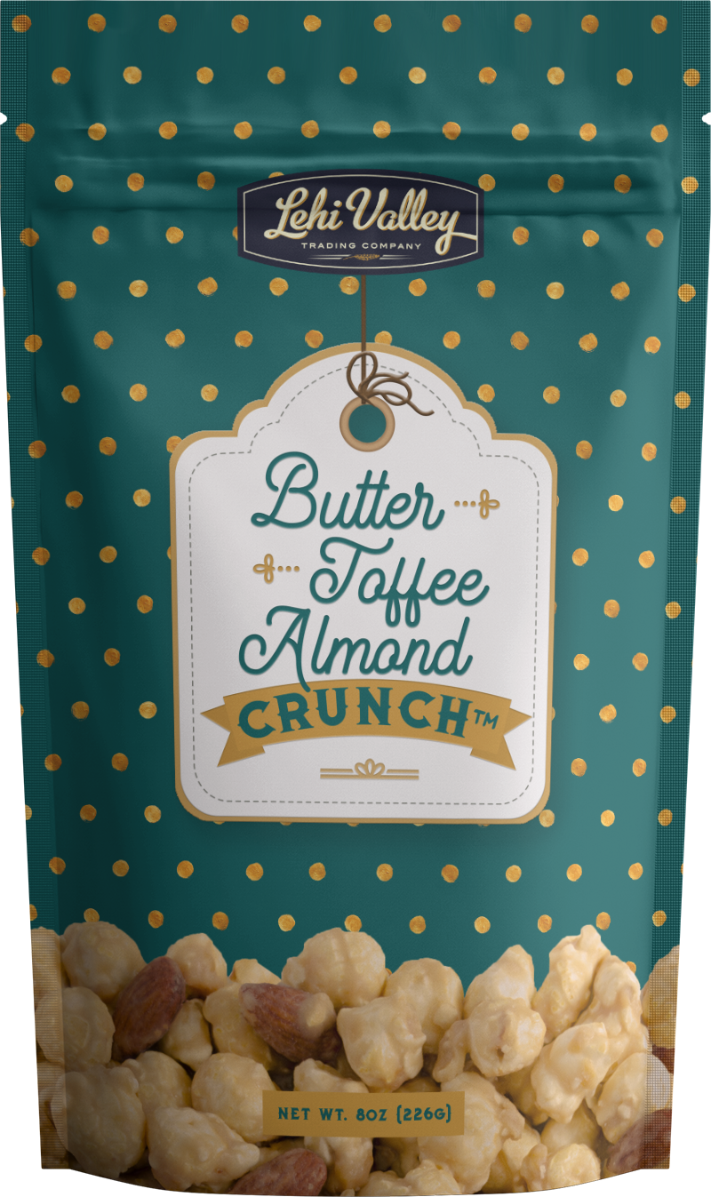 Butter Toffee Almond Crunch private label popcorn manufacturers