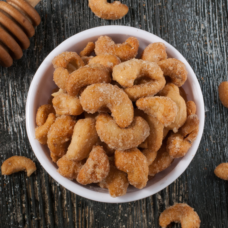 Honey Roast Cashews bulk snacks wholesale