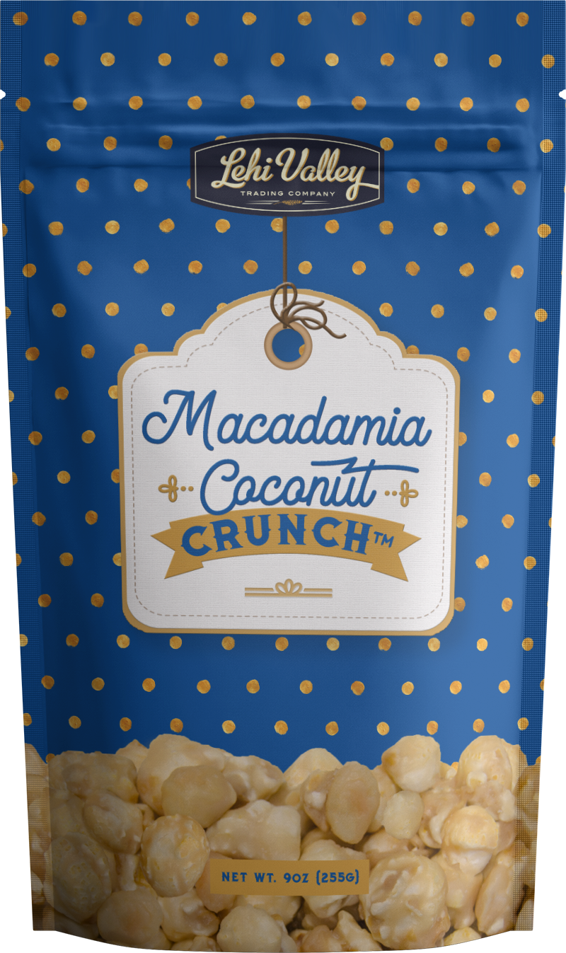 Macadamia Coconut Crunch private label popcorn manufacturers