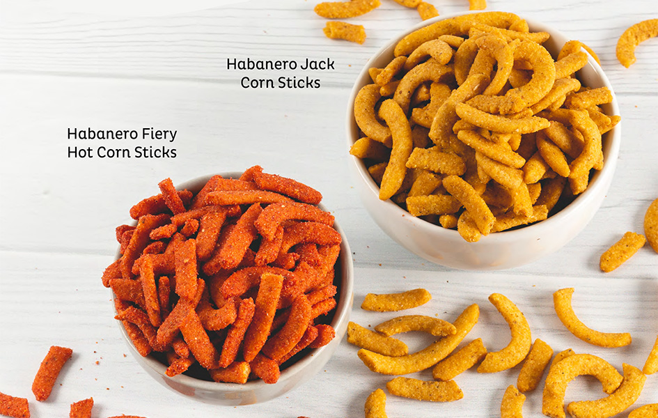 Spicy Habanero Corn Sticks Snacks Wholesale