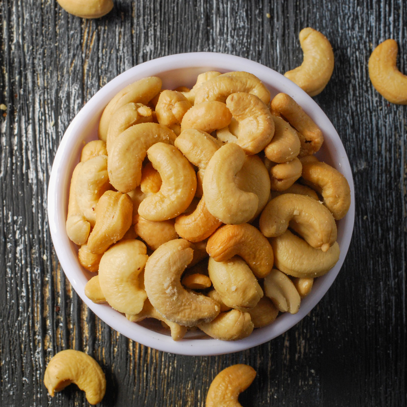 Organic Roasted & Salted Cashews bulk nuts online
