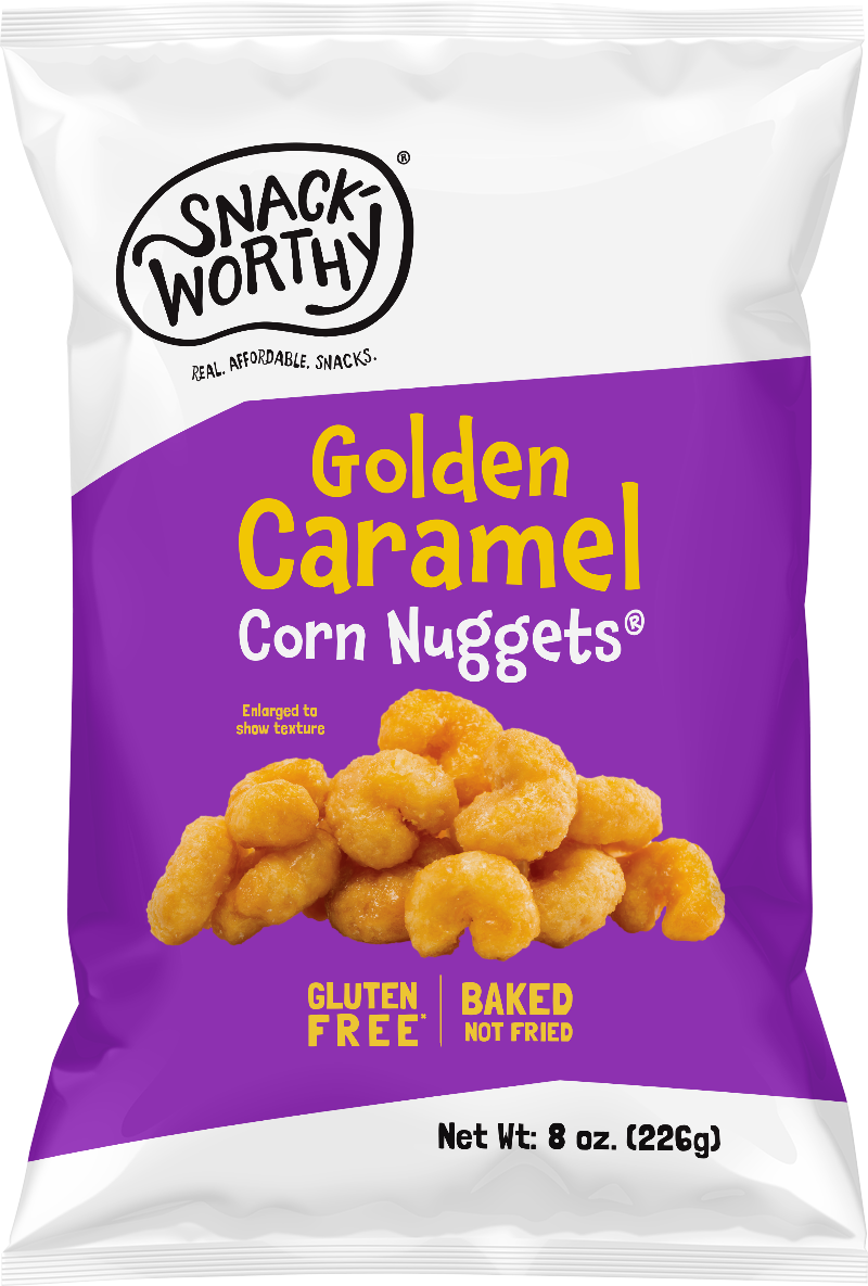 usa puffs golden caramel corn nuggets private label food manufacturing